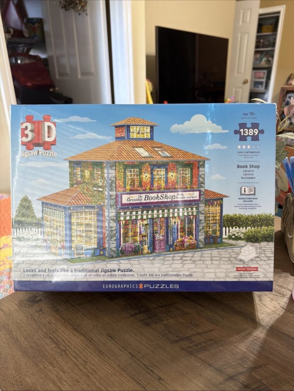 Eurographics 3D Book Shop 1389 Piece Puzzle - SEALED